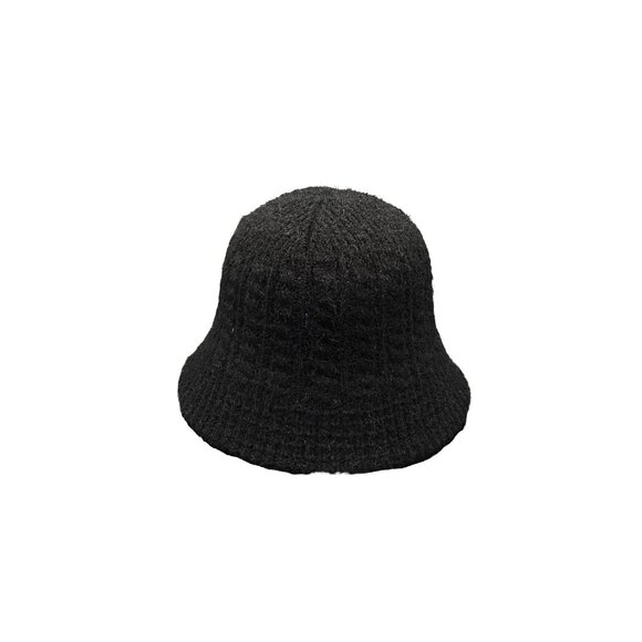 Woven Chain Textured Knit Bucket Hat NWT - Picture 3 of 3